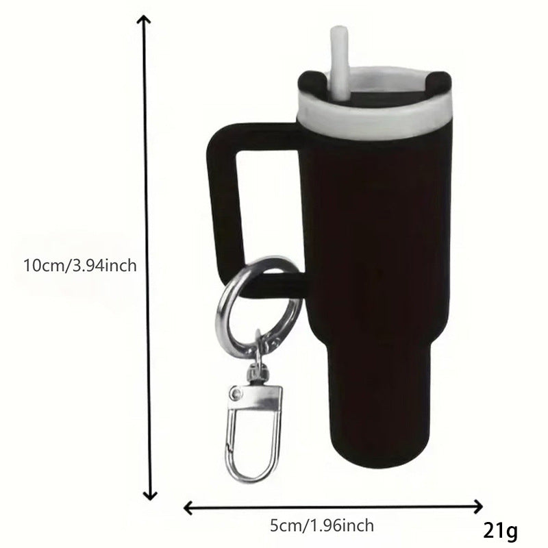 Wholesale Rinestone mini ice bar key chain new keychain pendant mother's day key chain can put lipstick backpack pendant